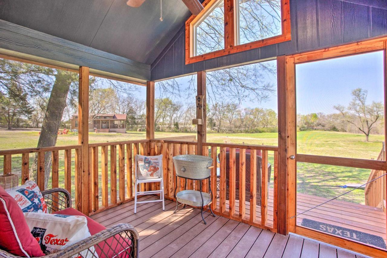 Cozy Mckinney Tiny Home With Porch And Fire Pit! Exterior foto